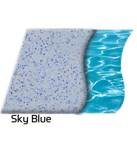 ACCENT QUARTZ SKY BLUE 25KG - SWIMMING POOL PLASTER