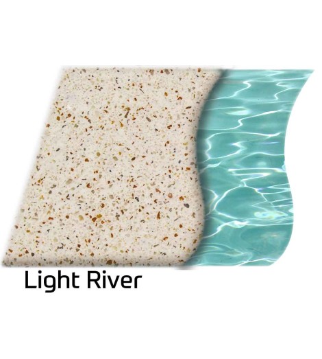 ACCENT QUARTZ LIGHT RIVER 25KG - REVESTIMIENTO CONTINUO DE PISCINA