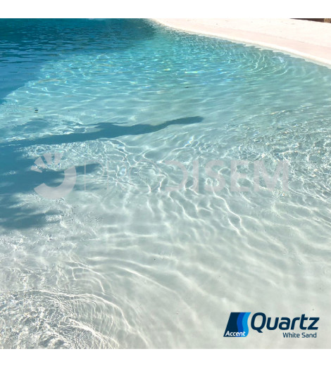 ACCENT QUARTZ WHITE SAND 25KG - REVESTIMIENTO CONTINUO DE PISCINA