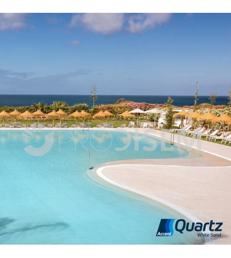 ACCENT QUARTZ WHITE SAND 25KG - REVESTIMIENTO CONTINUO DE PISCINA