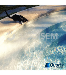 ACCENT QUARTZ SMALL GREEN 25KG -  REVÊTEMENT CONTINU DE PISCINE