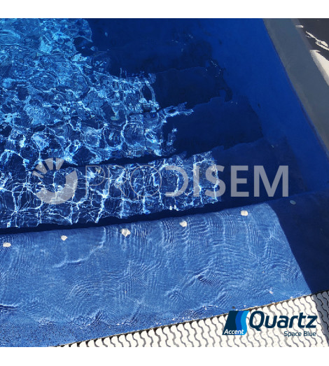 ACCENT QUARTZ SPACE BLUE 25KG - REVESTIMIENTO CONTINUO DE PISCINA