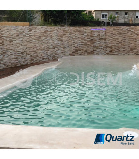 ACCENT QUARTZ RIVER SAND 25KG - REVESTIMIENTO CONTINUO DE PISCINA