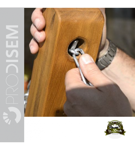 ELIPSO DOBLE - MUEBLE DE MADERA DE EXTERIOR PARA HAMACA