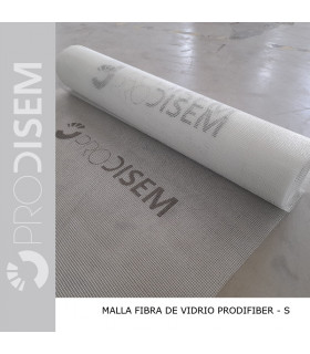 PRODIFIBER-S 5X5MM 160G/M2 50M2 - MAILLE DE FIBRE DE VERRE ANTI-ALCALINS POUR LES MORTIERS DE CIMENT