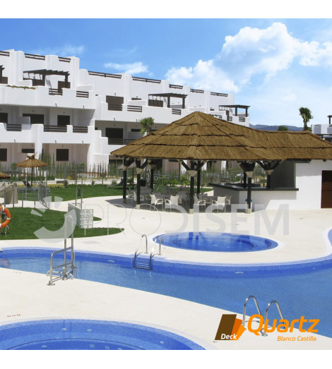 DECK QUARTZ BLANCO CASTILLA - SUELOS CONTINUOS DE CUARZO