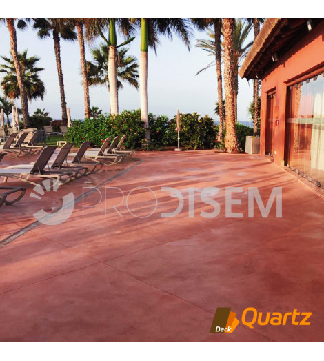 DECK QUARTZ PIEDRA CORAL - REVÊTEMENT POUR SOLS EXTÉRIEURS