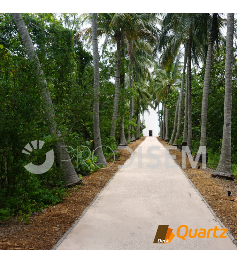 DECK QUARTZ PIEDRA MADRID - CONTINUOUS QUARTZ FLOORS