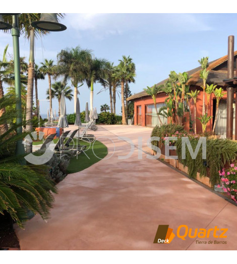 DECK QUARTZ TIERRA DE BARROS - CONTINUOUS QUARTZ FLOORS