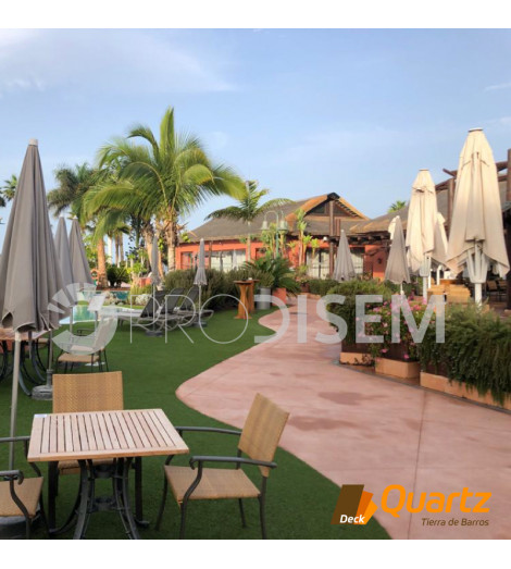 DECK QUARTZ TIERRA DE BARROS - CONTINUOUS QUARTZ FLOORS