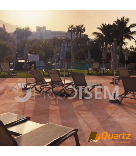 DECK QUARTZ TERRACOTA TERUEL - SUELOS CONTINUOS DE CUARZO