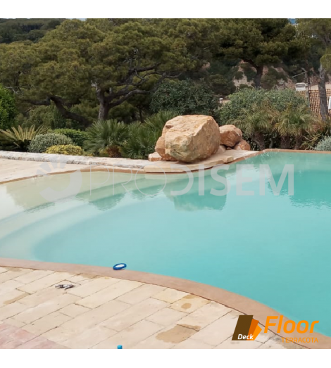 DECK FLOOR TERRACOTA - CONTINUOUS COATING FOR OUTDOORS