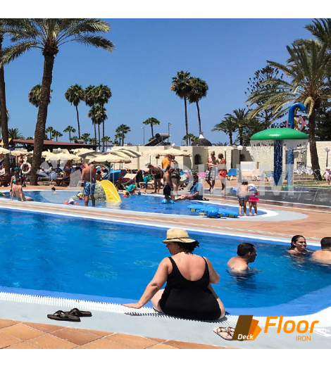 DECK FLOOR IRON - CONTINUOUS COATING FOR OUTDOORS