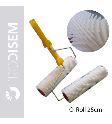 Q-ROLL 25CM - ROLO DE PICOS ANTI BOLHA COM PEGA