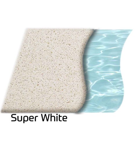 ACCENT QUARTZ SUPER WHITE 25KG - REVESTIMENTO CONTÍNUO PARA PISCINAS