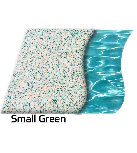 ACCENT QUARTZ SMALL GREEN 25KG -  REVESTIMENTO CONTÍNUO PARA PISCINAS