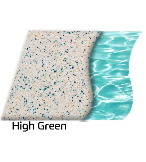 ACCENT QUARTZ HIGH GREEN 25KG - REVESTIMENTO CONTÍNUO PARA PISCINAS