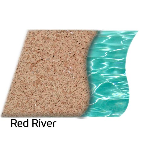ACCENT QUARTZ RED RIVER 25KG - REVESTIMENTO CONTÍNUO PARA PISCINAS