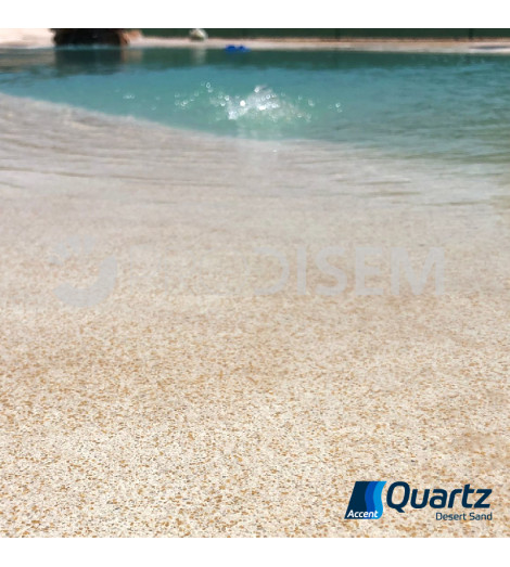ACCENT QUARTZ DESERT SAND 25KG - REVESTIMENTO CONTÍNUO PARA PISCINAS