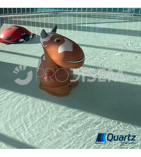 ACCENT QUARTZ SMALL GREEN 25KG -  REVESTIMENTO CONTÍNUO PARA PISCINAS