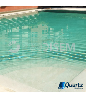 ACCENT QUARTZ HIGH GREEN 25KG - REVESTIMENTO CONTÍNUO PARA PISCINAS