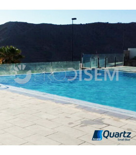 ACCENT QUARTZ SMALL BLUE 25KG - REVESTIMENTO CONTÍNUO PARA PISCINAS