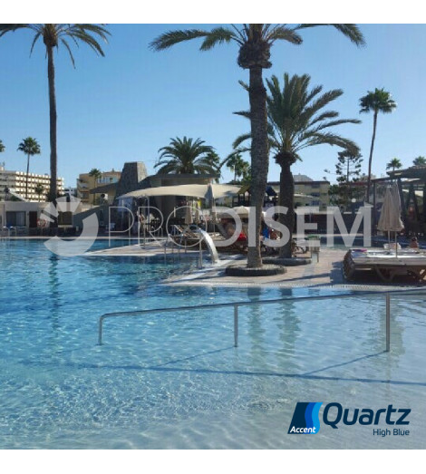 ACCENT QUARTZ HIGH BLUE 25KG - REVESTIMENTO CONTÍNUO PARA PISCINAS