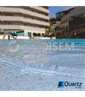 ACCENT QUARTZ SKY BLUE 25KG - REVESTIMENTO CONTÍNUO PARA PISCINAS