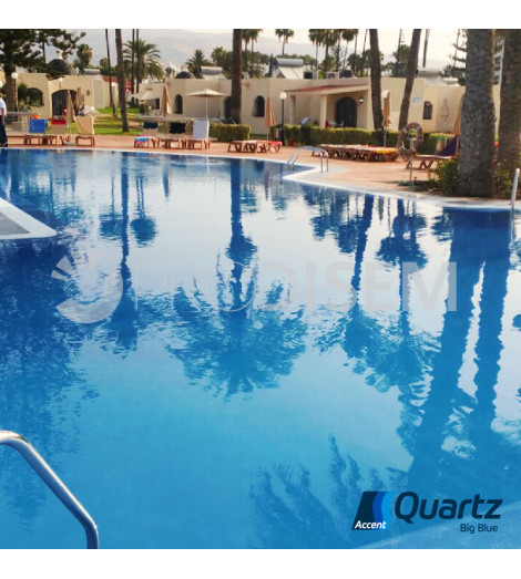 ACCENT QUARTZ BIG BLUE 25KG - REVESTIMENTO CONTÍNUO PARA PISCINAS