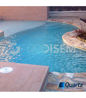 ACCENT QUARTZ GRANITO 25KG - REVESTIMENTO CONTÍNUO PARA PISCINAS