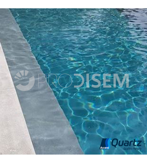 ACCENT QUARTZ GRAFITO NEGRO 25KG - REVESTIMENTO CONTÍNUO PARA PISCINAS