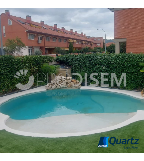ACCENT QUARTZ LIGHT RIVER 25KG - REVESTIMENTO CONTÍNUO PARA PISCINAS