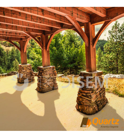 DECK QUARTZ ARENISCA SEGOVIA - PAVIMENTOS CONTÍNUOS DE QUARTZO